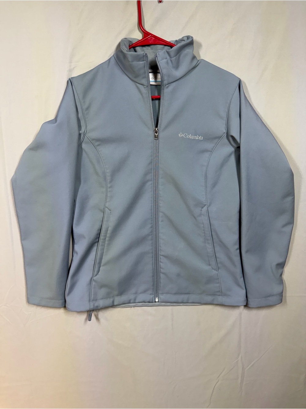 Columbia Gray Full-Zip Softshell Jacket